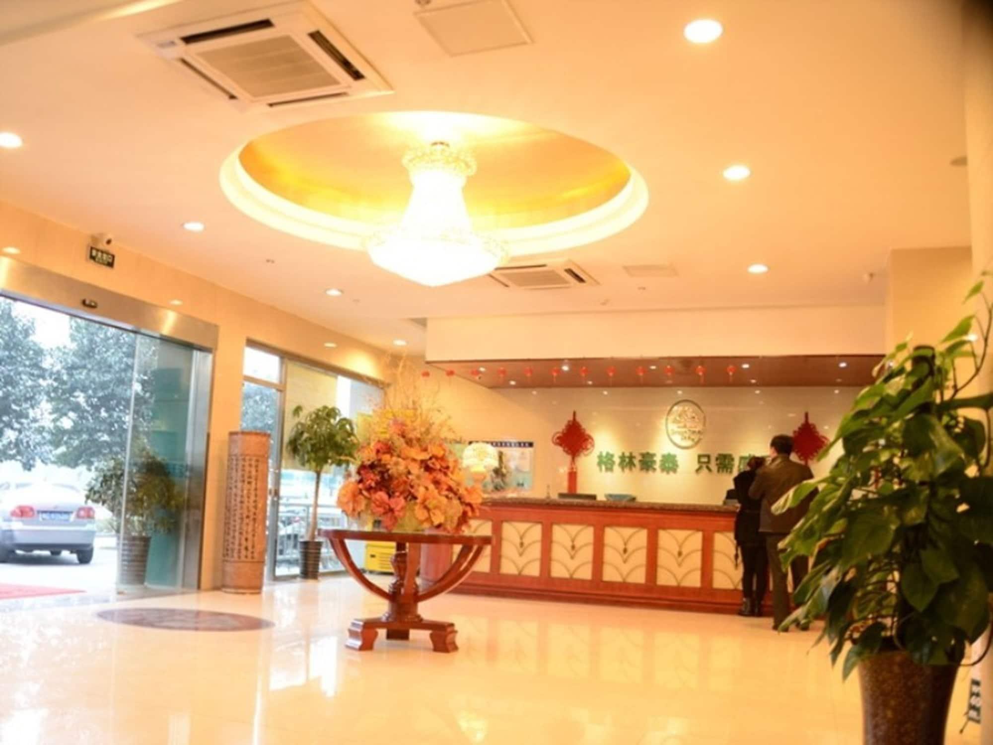 Greentree Inn Anhui Bengbu Longhu Express Hotel Dış mekan fotoğraf